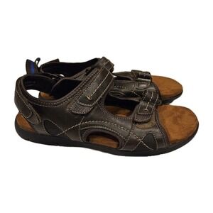 Nunn Bush Men's Rio Grande Three-Strap Sandal in‎ Brown, Size 13